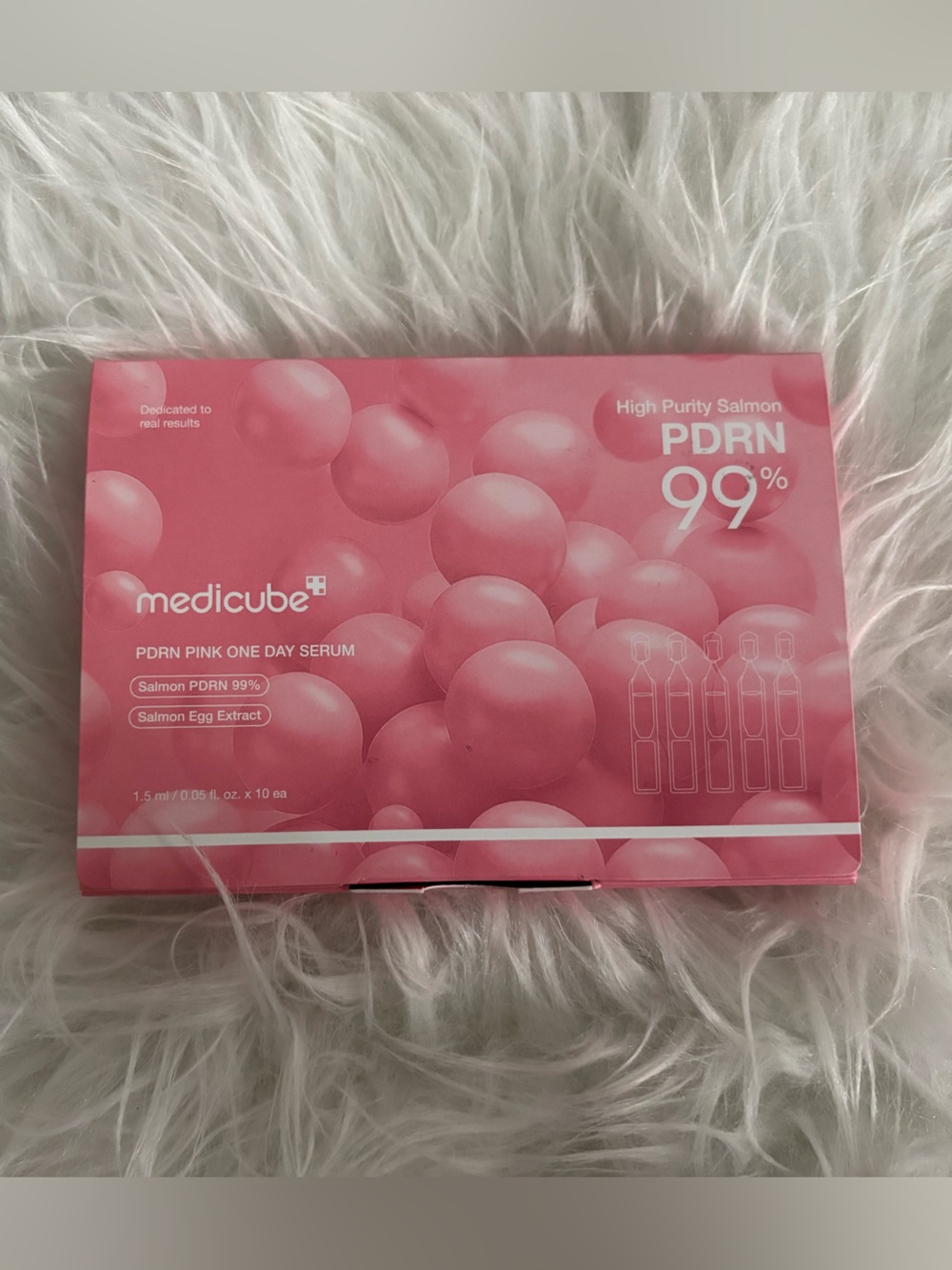 Medicube PDRN Pink Ampoule Serum Box - Pink
